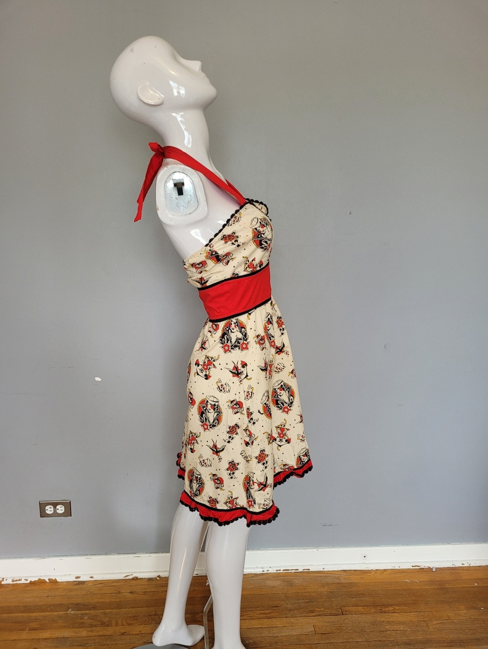 Sourpuss Lost Love Ada Dress, VGUC, Size XL - Picture 3 of 8